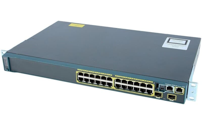 CISCO WS-C2960S-24TD-L 48x10/100/1000 Gigabit 2xTen Gig SFP+ + Rack mounts