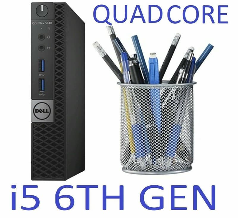 DELL 3040 FAST MINI TINY PC Computer i5 6TH GEN 32GB RAM 512GB SSD WIFI HDMI USB