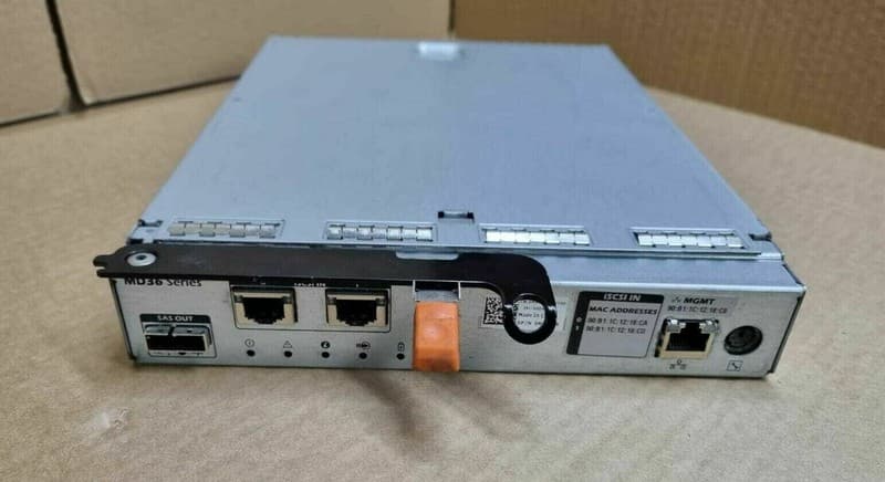 DELL 0M6WPW 10GB ISCSI DUAL PORT RAID CONTROLLER FOR POWERVAULT MD3600i MD3620i
