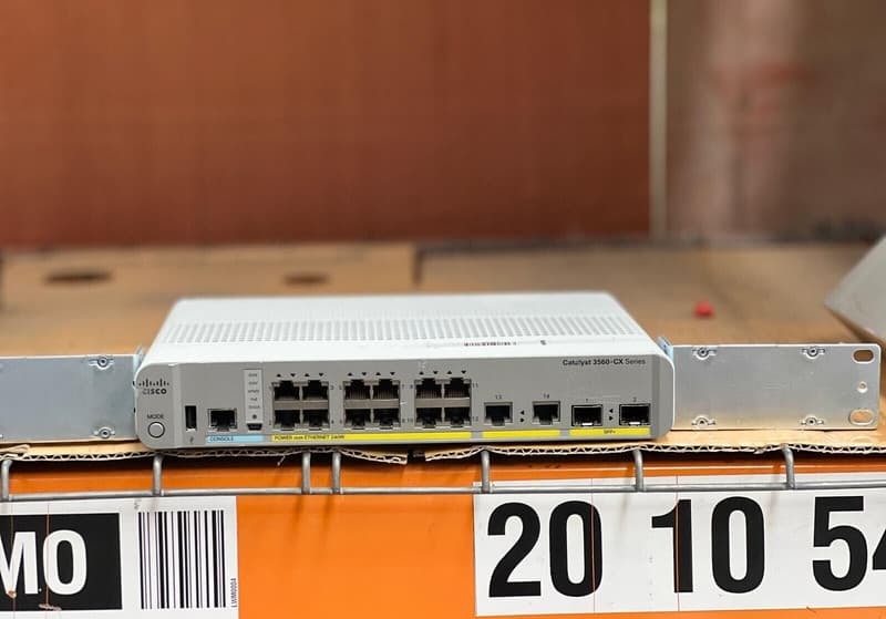 Cisco Catalyst WS-C3560CX-12PD-S 12x Gigabit Ethernet Ports 2x 10G SFP+ Switch
