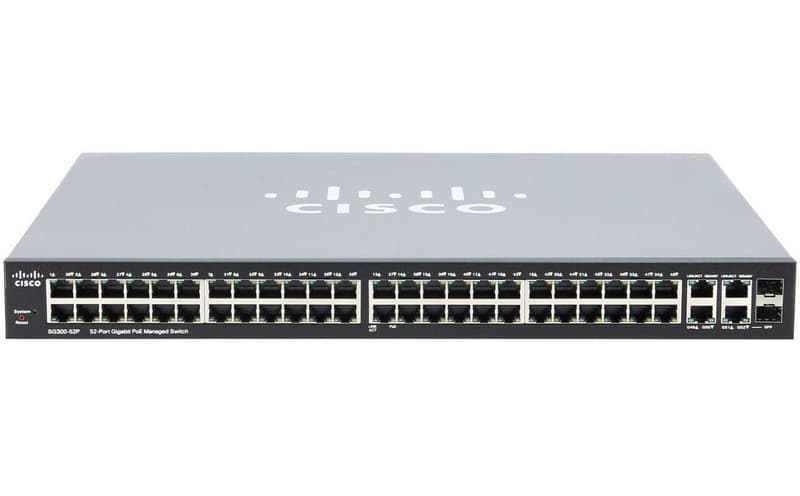 Cisco sg300-52p 52 Port Gigabit POE Managed Ethernet Switch
