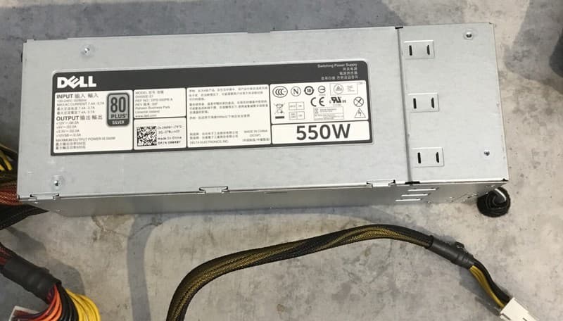 DH550E-S1 2G4WR 096R8Y For Dell T420 Server Power Supply 550W