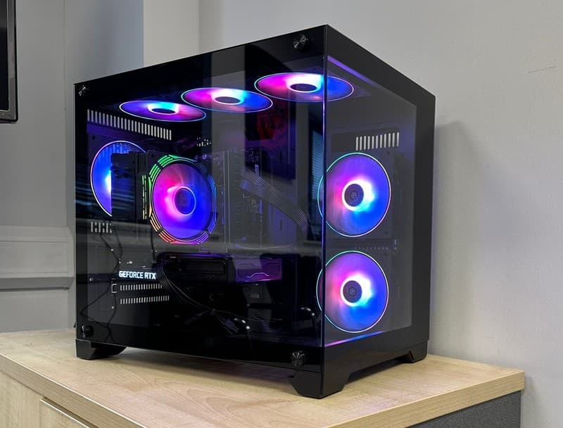 Gaming PC i7-12700KF, NVIDIA RTX 5070, 1TB NVMe SSD 32GB DDR4 Win 11 WiFi HDMI