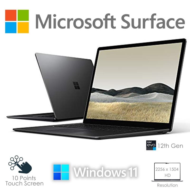 Microsoft Surface 1951 Laptop 5 Intel Core i5 12thGen 8GB RAM 256GB Touch Screen