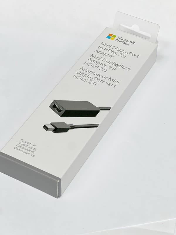 Joblot x 10 Microsoft Surface 1819 Mini Displayport To Hdmi 2.0 Adapter 4K Black
