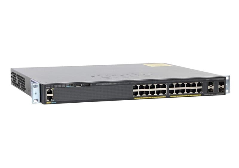Cisco Catalyst 2960-X 24 Port PoE Switch - WS-C2960X-24P - SFP - RJ-45