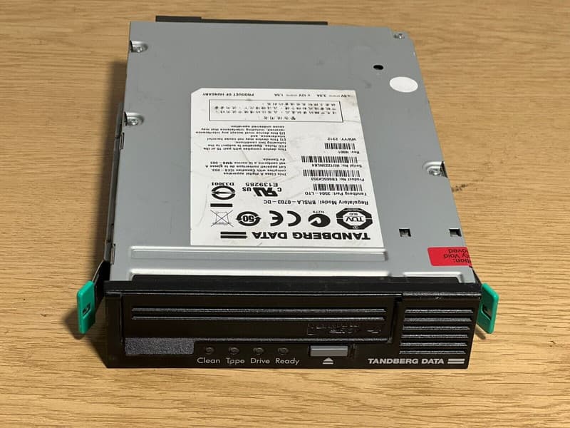 Tandberg Data 3504-LTO BRSLA-0703-DC SAS Tape Drive Front Trap Door LTO-4