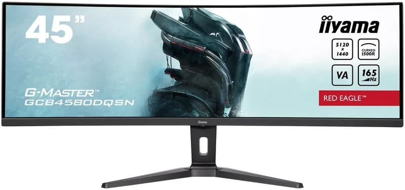 iiyama G-MASTER RED EAGLE CURVED Gaming monitor 45" usb-c 5120 x 1440 pix