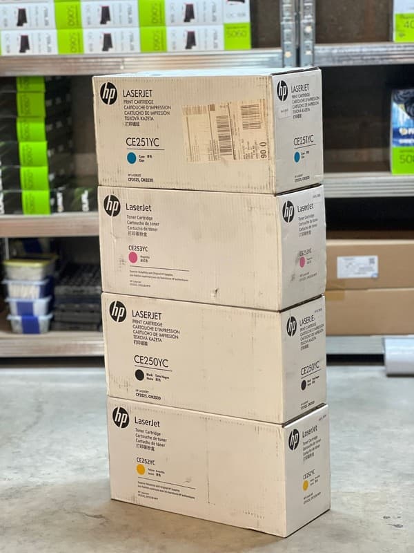 HP LaserJet Genuine High Toner CE250YC CE251YC CE252YC CE253YC | CP3525 CM3530