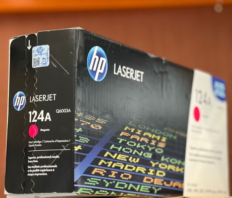 HP 124A Magenta Original LaserJet Toner Cartridge Hewlett-Packard Magenta Q6003A