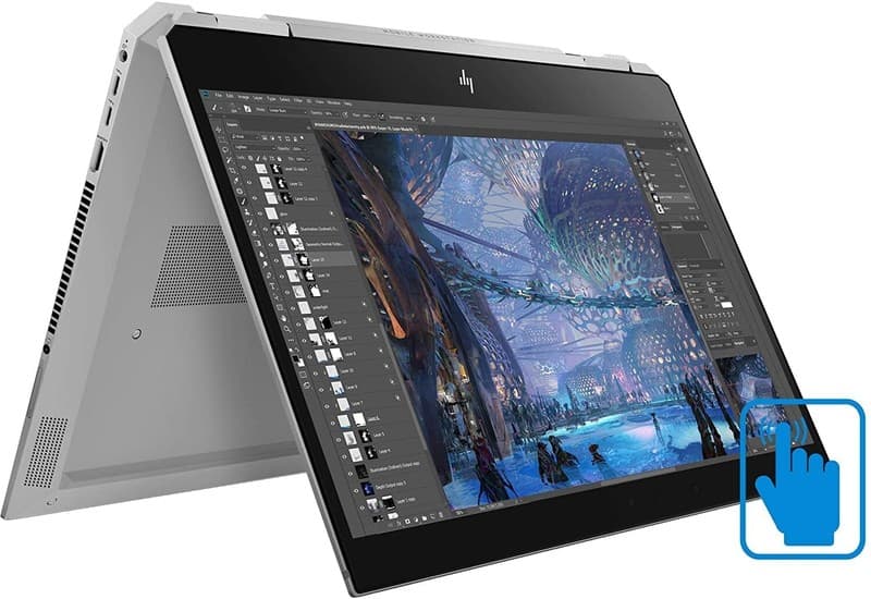HP ZBook Studio x360 G5 Core i7 8thGen 32GB RAM 256GB + 1TB NVME NVIDIA P1000